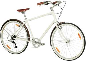 Julius Charletan, unisize aluminiums gadecykel,  hvid