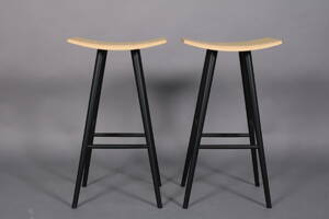 Johannes Foersom  Peter Hiort Lorenzen. Par Mikado barstole 2 