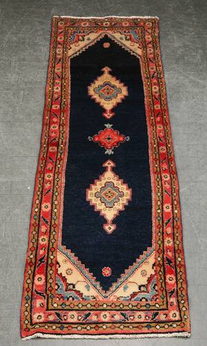 Persisk Hamadan løber, 262x174 cm.