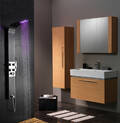 Brusepanel med massage, LED lys