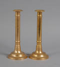 Ljusstakar, mässing, Tyskland, 1800-talets slut, 2 st