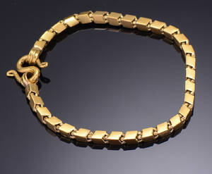 Vintage armbånd af 24 kt guld, ca. 45 gram
