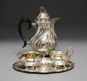 Kaffeservis silver