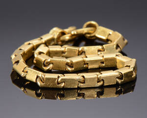 Vintage armbånd af 24 kt guld, vægt ca. 45 gram