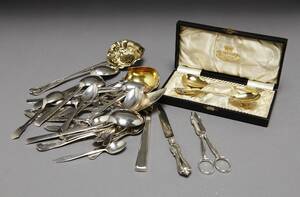 Såsslev strösked udda bestick i silver