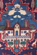Persisk Figural Shahrbaft, 200 x 138 cm