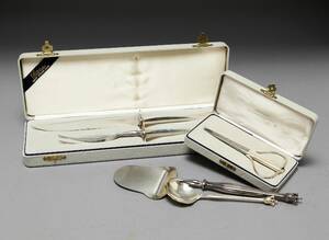 Serveringsbestick i silver