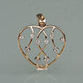 Diamantvedhæng. Ca. 0.25 ct.