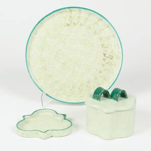 KERAMIK 3 delar Upsala Ekeby l12-25cm