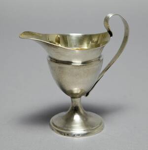 Gräddkanna silver