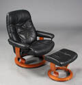 Ekornes Stressless. Lænestol samt skammel 2 