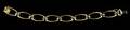 Armband i 18 k rödvitguld