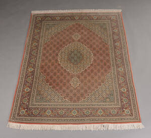 Persisk Tabriz tæppe 193x153 cm. 