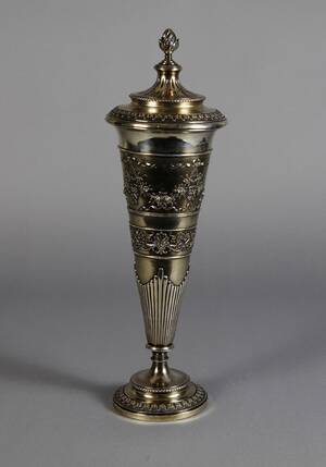 Lockpokal i silver