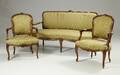 Soffa karmstolar Louis XV-stil