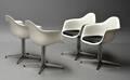 Charles  Ray Eames, Sæt på fire skalstole, model DAL 4 