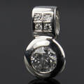 Brillant vedhæng ca. 0.80 ct.