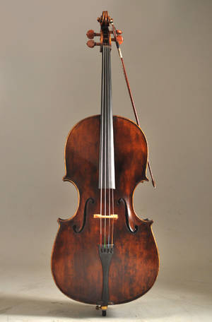 Wienercello 44. Ettikettmärkt Wilhelm Jauram Wien 1927  ståke   bue 2