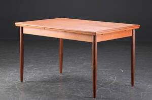 Spisebord med hollandsk udtræk, teak