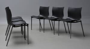 Philippe Starck. Sæt på seks stole, model Cam El Eon 6 