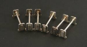 Smörhundar 6st, silver, GAB, 1949