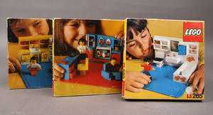 Tre originale æsker med LEGO fra 1974 3