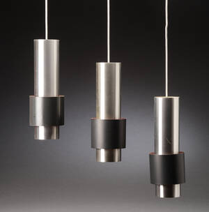 Jo Hammerborg. Tre cylinderformede pendler 3  