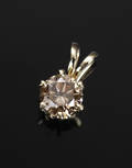 Brillantvedhæng, ca. 0.46 ct.