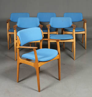 Dansk møbelarkitekt. Armstole 6