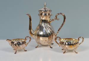 Cohr. Kaffeservice i sølv3