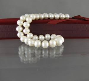 Südseeperl Collier ca. 11,8 x 10,0 mm - 15,3 x 12,1 mm