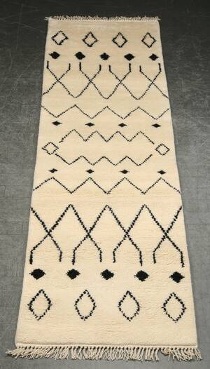 Marokkansk tæppe 302x88 cm.