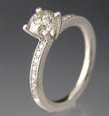 Brillant ring ca. 1.03 ct.