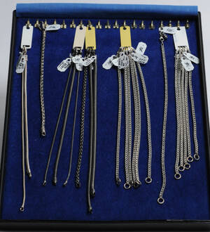 Samling på 21 armlænker af sterling sølv 21