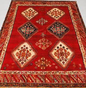 Shiraz, Persisk. 222x146cm Denne auktion er annulleret - se nu vare 1897865