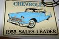 Plåtskylt Chevrolet, nyproduktion, 23x30 cm