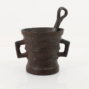 MORTEL, gjutjärn, 1700-tal