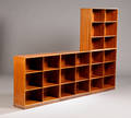 Mogens Koch 1898-1992. Fire reolmoduler af mahogni 43