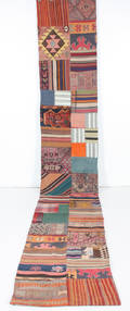 Orientmatta, flatvävd, Patchwork, 505x78 cm