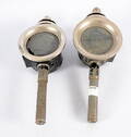 VAGNSLYKTOR, 1 par, metallglas, 1900-tal.