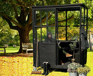 Flytbar udestue  væksthus  multihus  atelier, sommerforlænger.