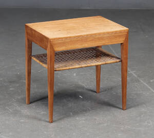 Severin Hansen. Sidebord sengebord, teaktræ