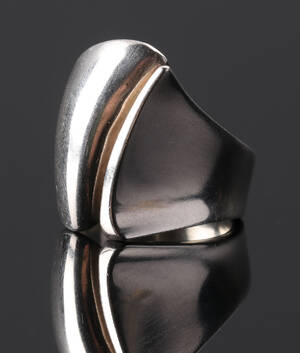 Georg Jensen. Ring af 925 sterlingsølv.,