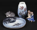 Kgl. Porcelæn og Bing  Grøndahl figurer m.m 4 