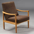 Fritz Hansen. Lænestol, egetræ
