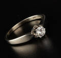Solitairering, 0.30 ct.