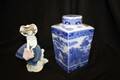FIGURIN LLADRO, LOCKURNA  HÖJD 18-20 CM