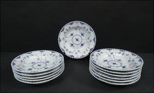 Royal Copenhagen, musselmalet helblonde 12