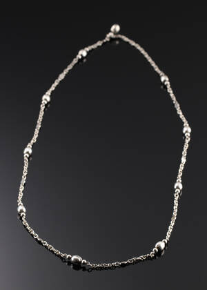 Georg Jensen halscollier, udført i 925 sterling sølv, 