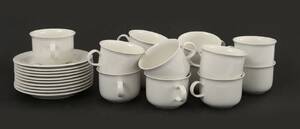 Tekoppar med fat 10st, Arctica, Arabia